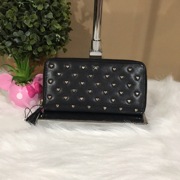 Anya Hindmarch Leather Hearts Wallet - Picture 3 of 13